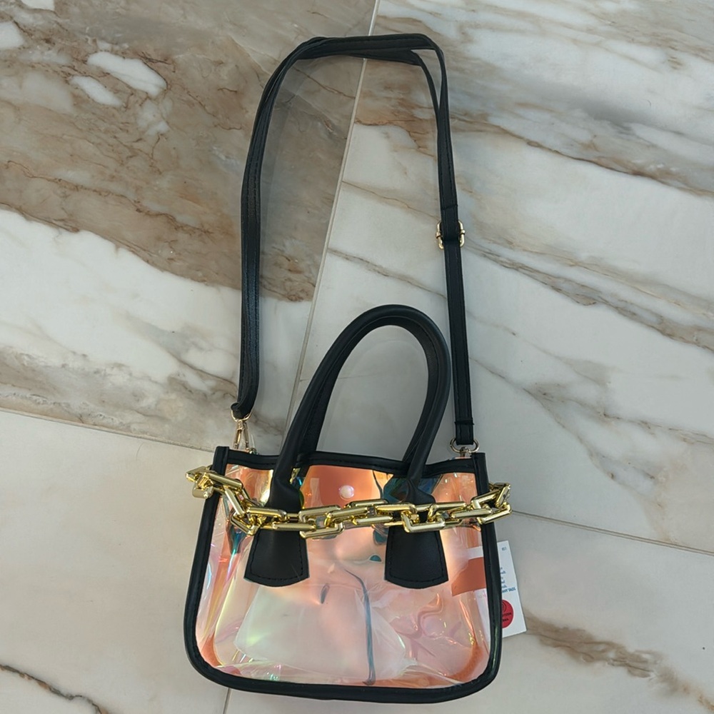 Cute clear bag never used
